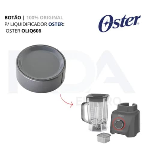 Botão da Chave Liquidificador Oster 1100w Oliq605/606