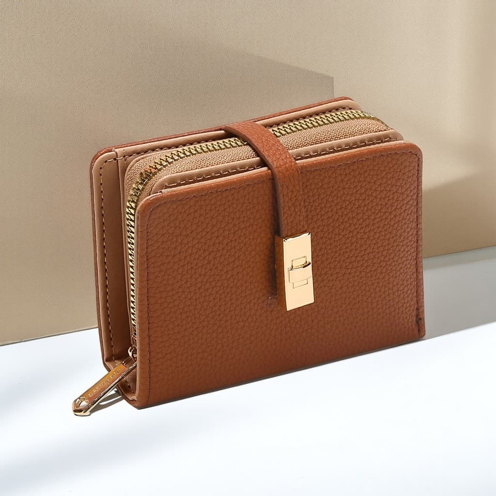 Carteira feminina media  porta cartões documentos e moedas presente LG056