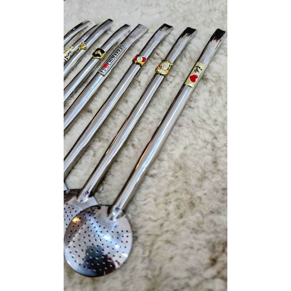 Bomba de Chimarrão em Aço Inox Qualidade Premium - Não Enferruja