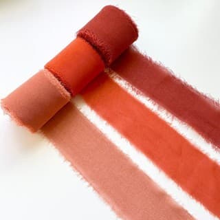 Fita Chiffon 10 Metros Rústica Artesanal Convite Casamento Caixa Padrinho Batizados Enfeite