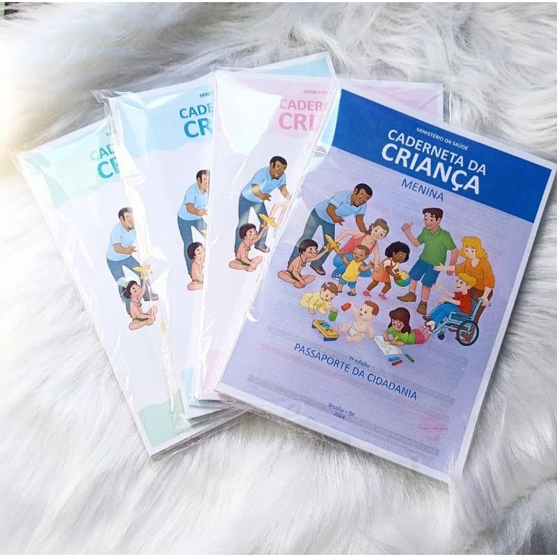 Miolo  para Caderneta de Vacinação 7° Edição ,75 ou 90g