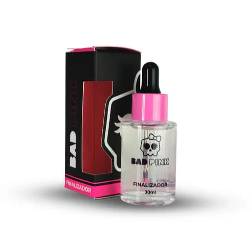 Finalizador Bad Pink 30ml Para Retenção Em Extensão E Alongamento de Cílios