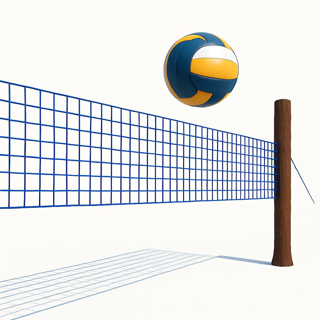 REDE DE Vôlei 5M X 1M com proteção U.V FIO DE NYLON SEM A FAIXA