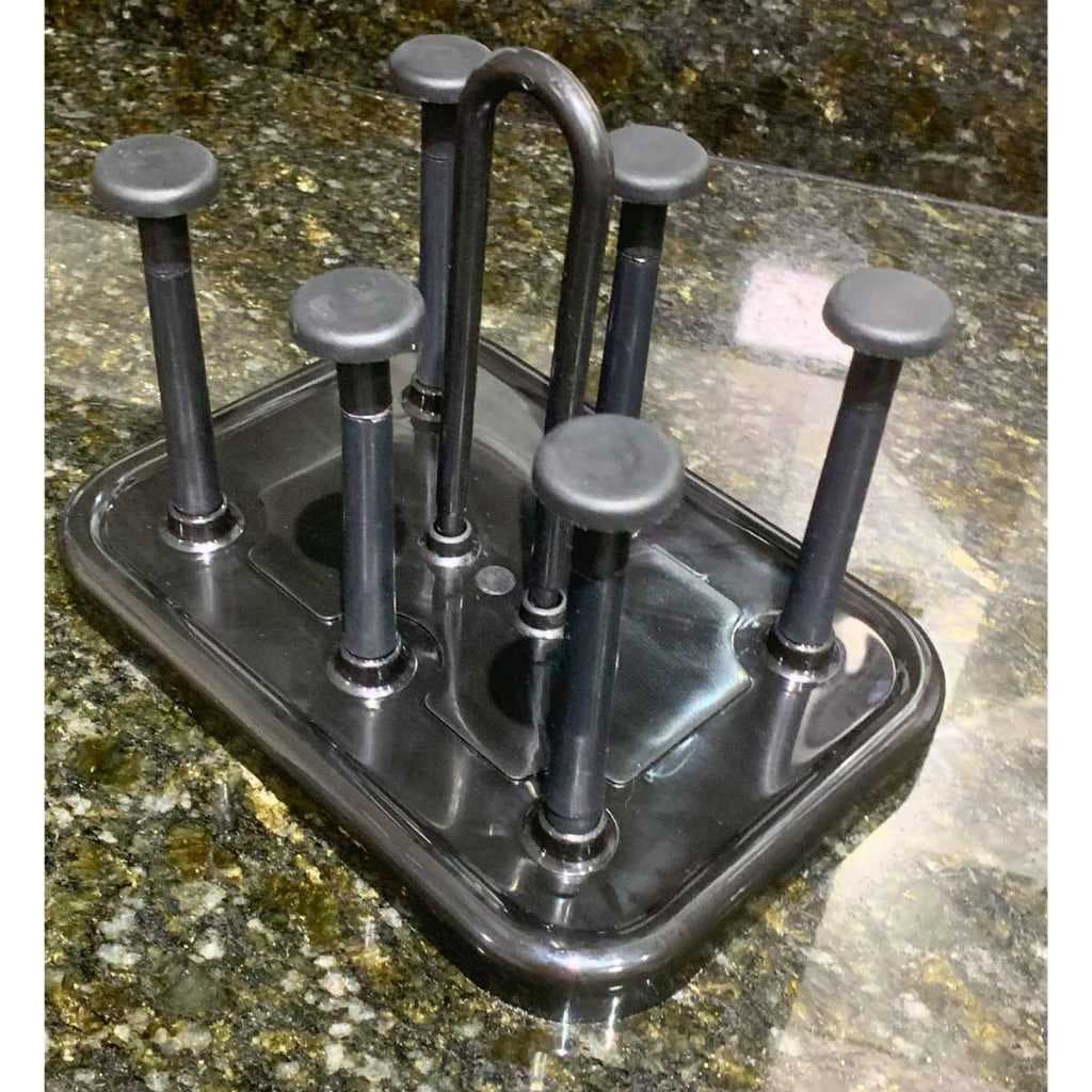 Escorredor Porta Copos de Cozinha Pia Mesa 6 Lugares