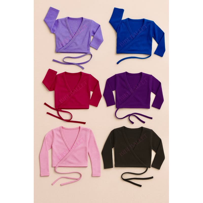 Casaquinho Transpassado Colorido - infantil