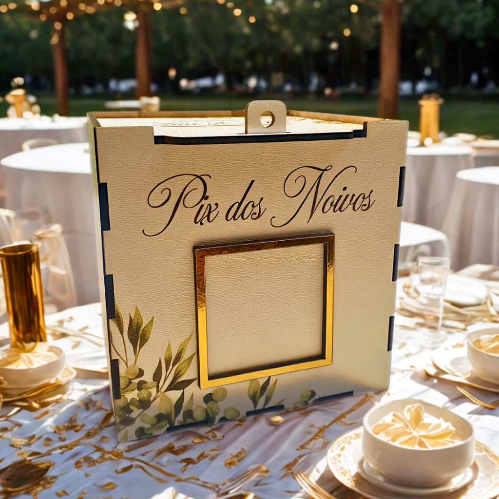 CAIXA PARA CASAMENTO OPERAÇÃO LUA DE MEL VERDE OLIVA | ENVIO EM 24 Horas