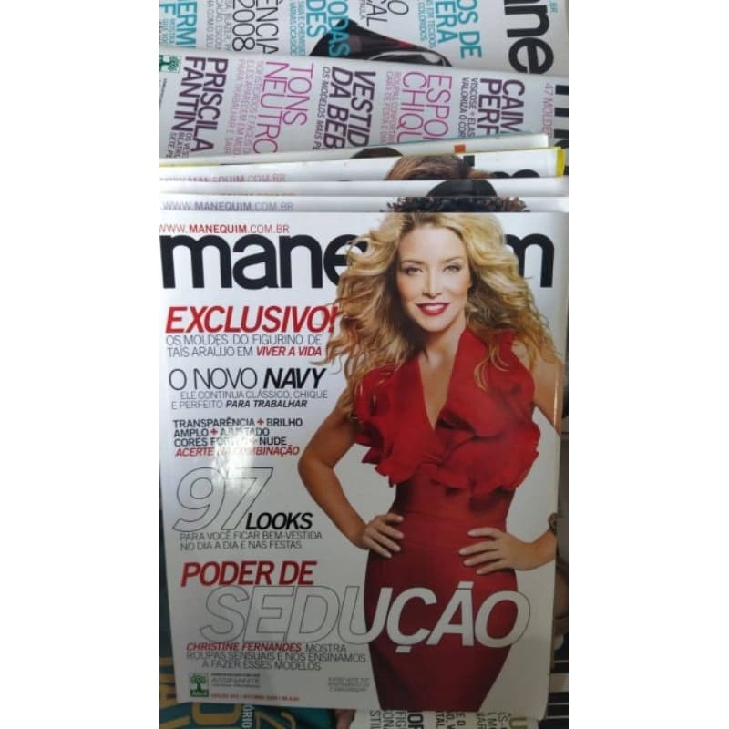 Revista de Moda Manequim + Molde (Envio aleatório)