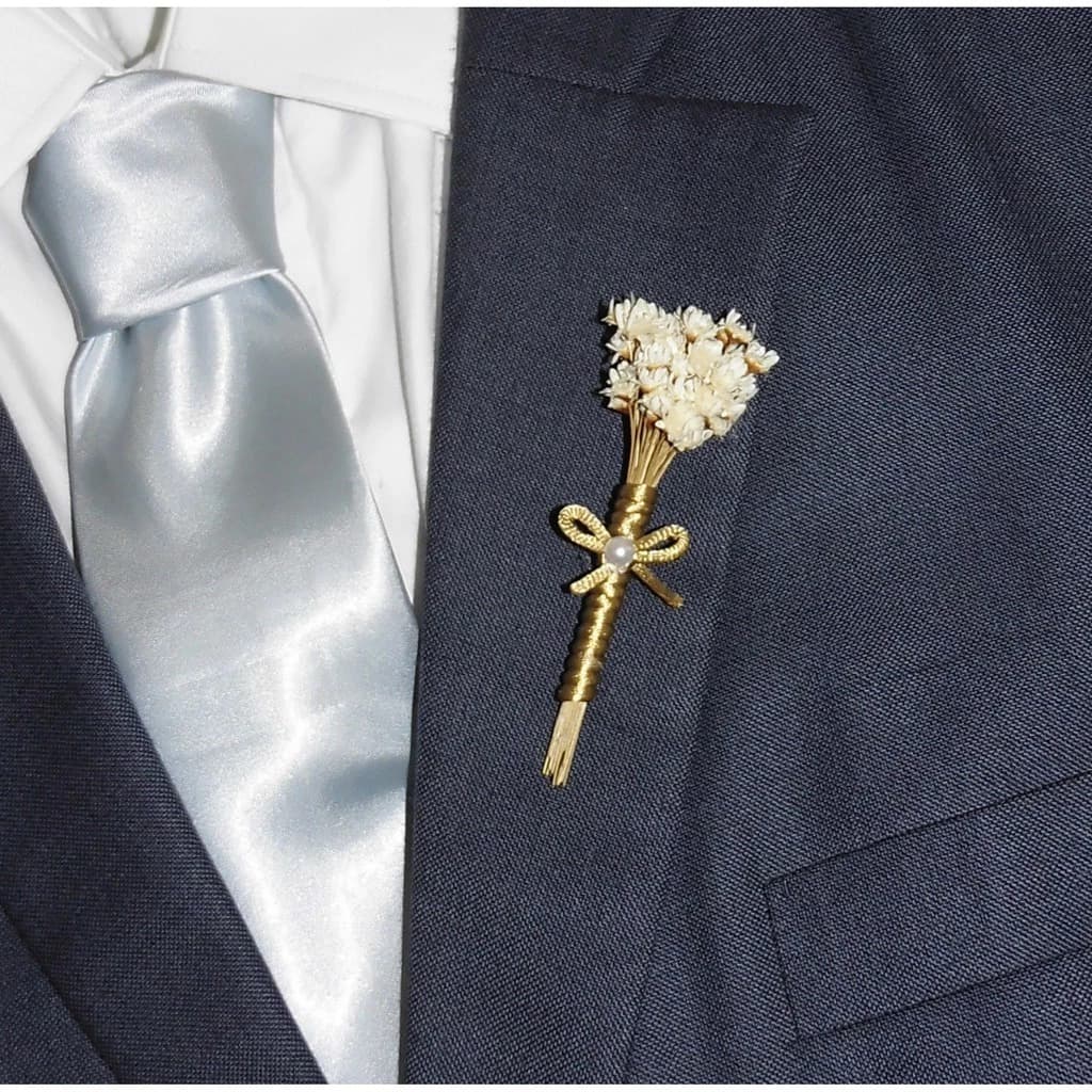 Lapela pra Noivos e Padrinhos para celebrar com grande estilo