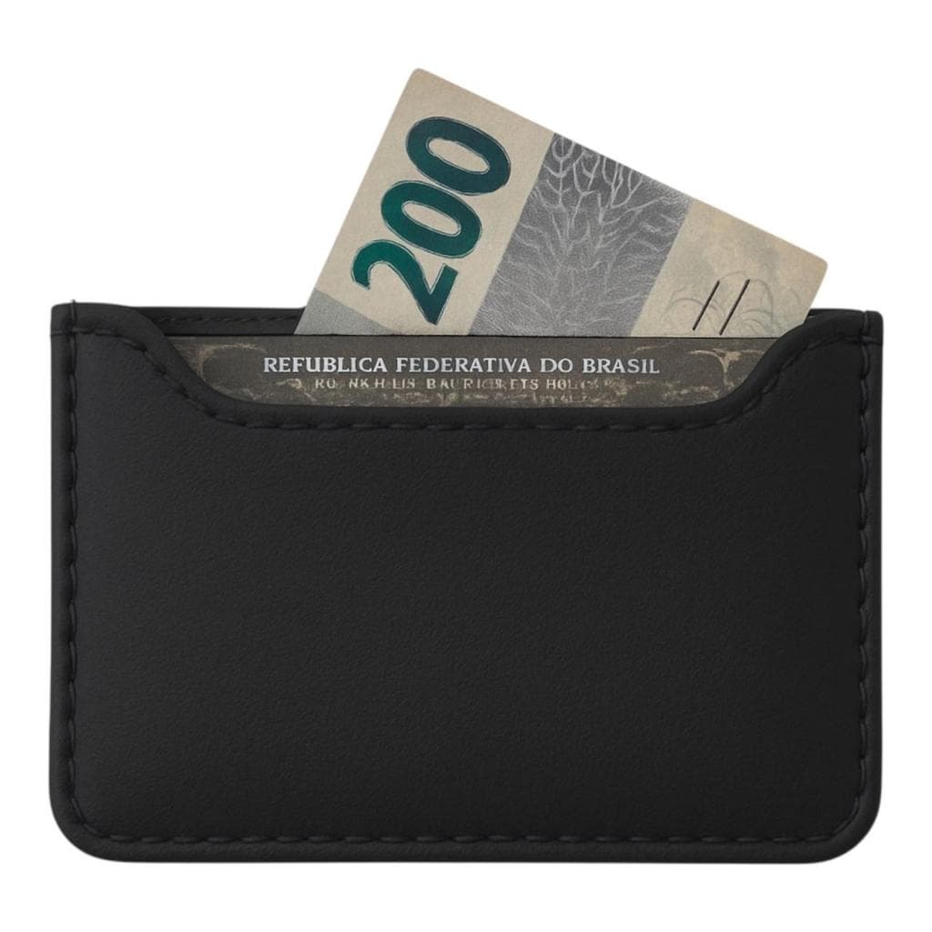 Porta Cartão Masculino e Feminino  Prático , CNH Dinheiro