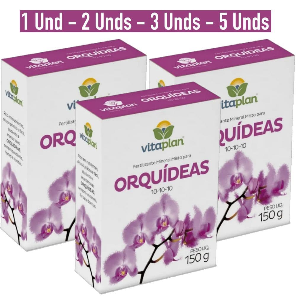 Adubo Fertilizante p/ Orquídeas c/ 150g VITAPLAN