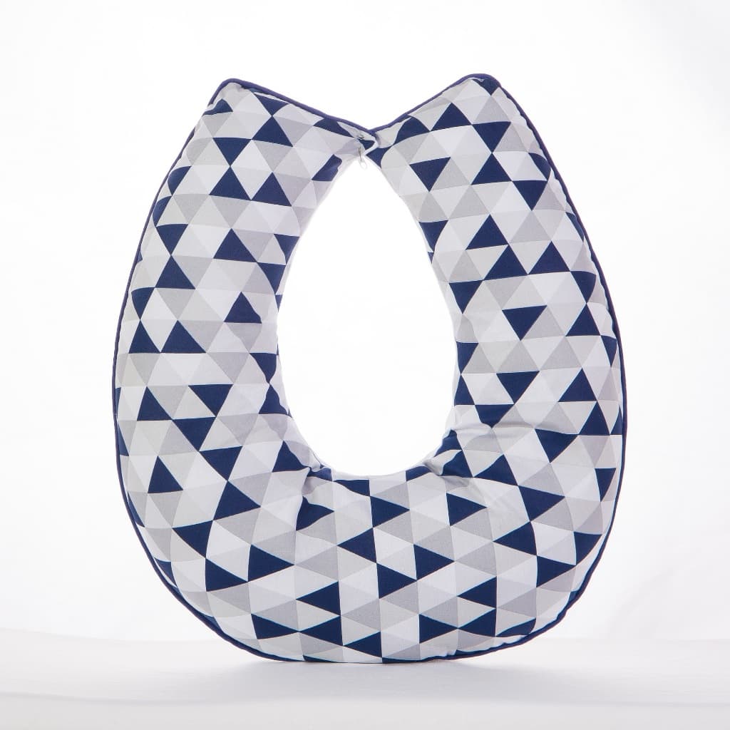 Almofada Amamentar para Bebê Menino Bandeirola Marinho