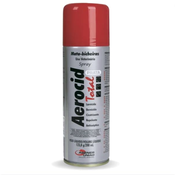 Aerocid Total Prata Spray 500ml - Agener União