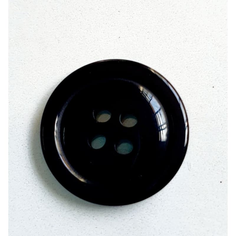 Botão PE Tamanho 15 mm Preto kit 25 50 e 100 peças