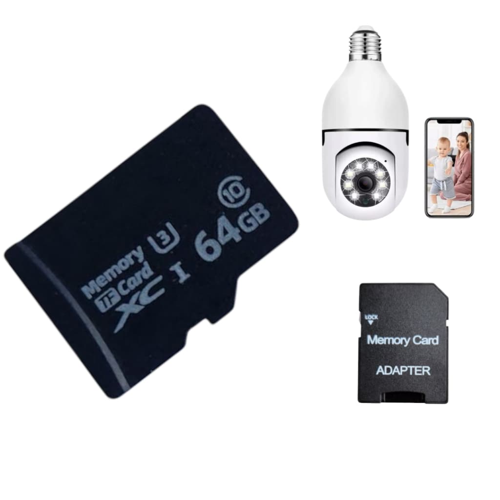 Cartão de Memória 64GB Alta Velocidade P/ Câmera, Celulares, tabletes, PC , acelera até 75-100 MB/s