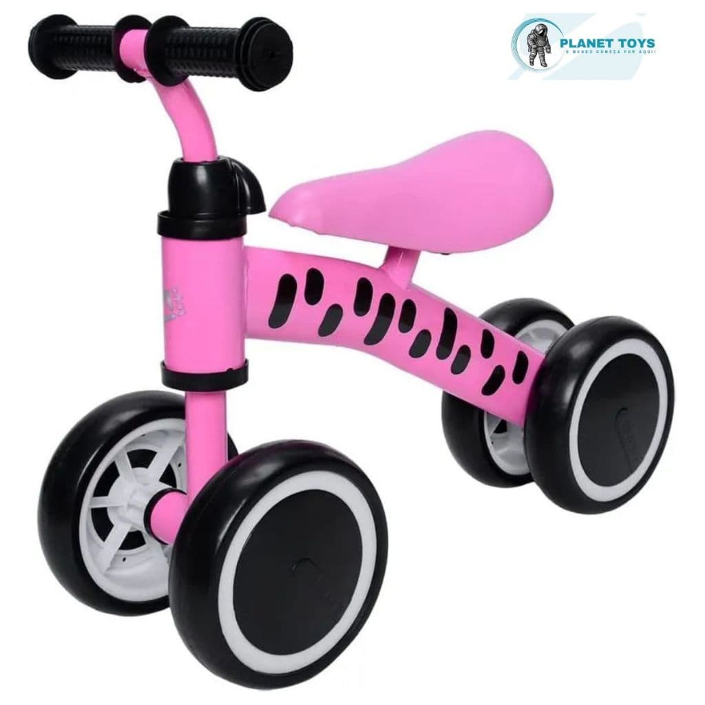 Andador Infantil Rosa Bicicleta de Equilíbrio sem Pedal Zippy Toys