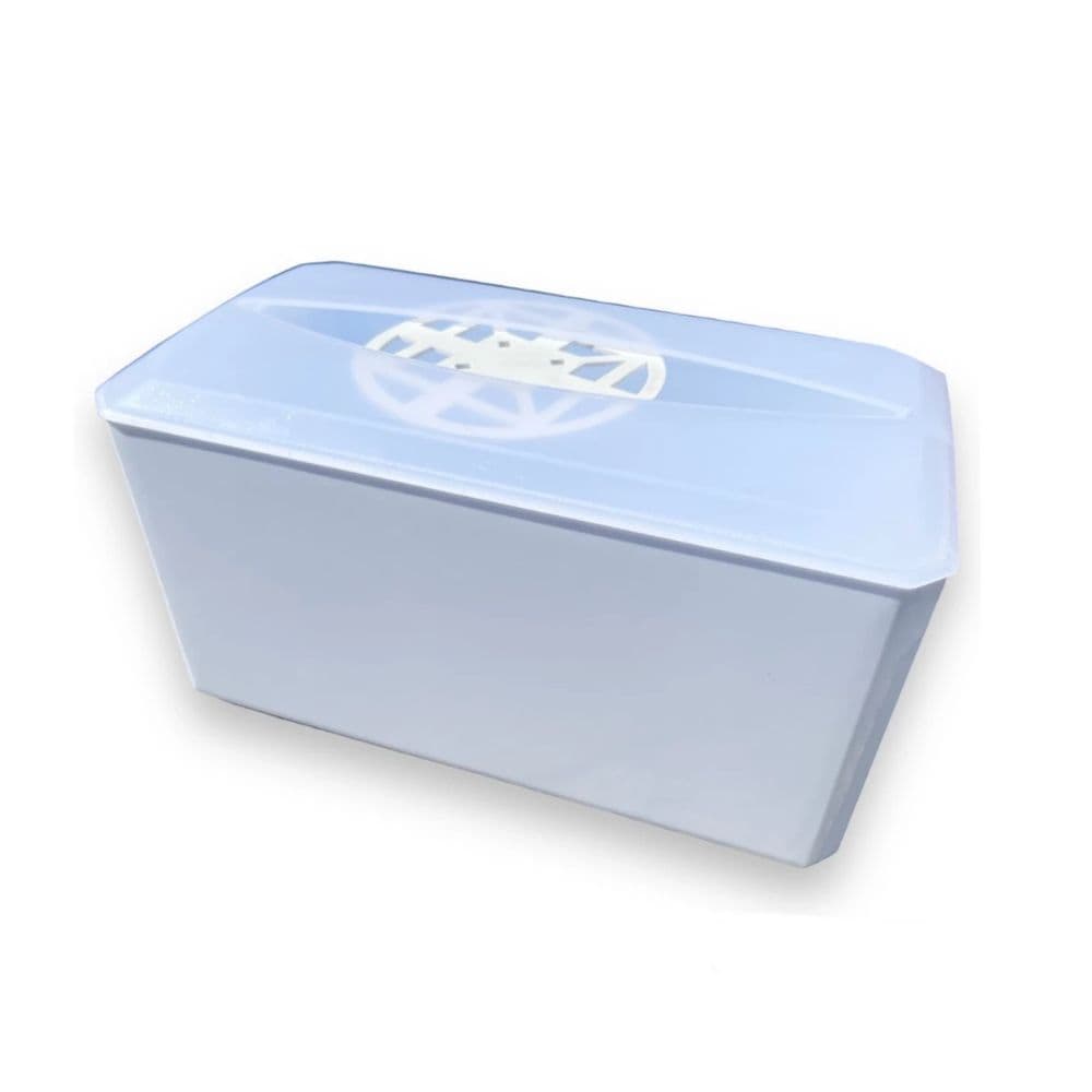 Dispenser interfolha Porta Papel Toalha Papeleira De Mesa Branco 250 Folhas