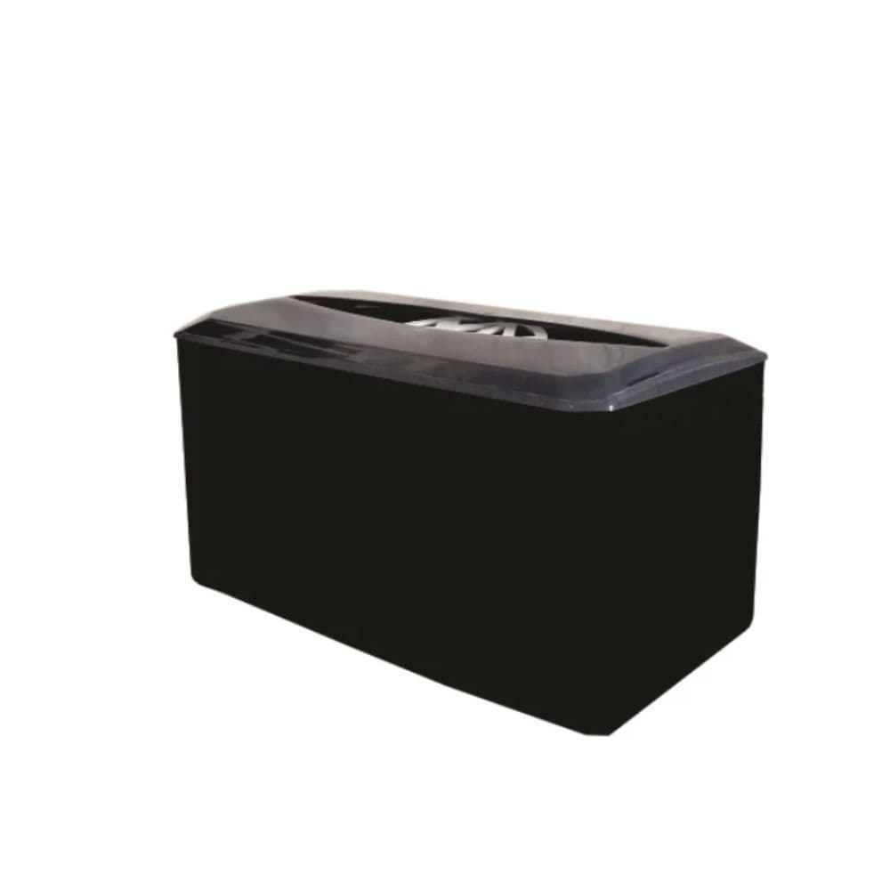 Dispenser interfolha Porta Papel Toalha Papeleira De Mesa Preto 250 Folhas