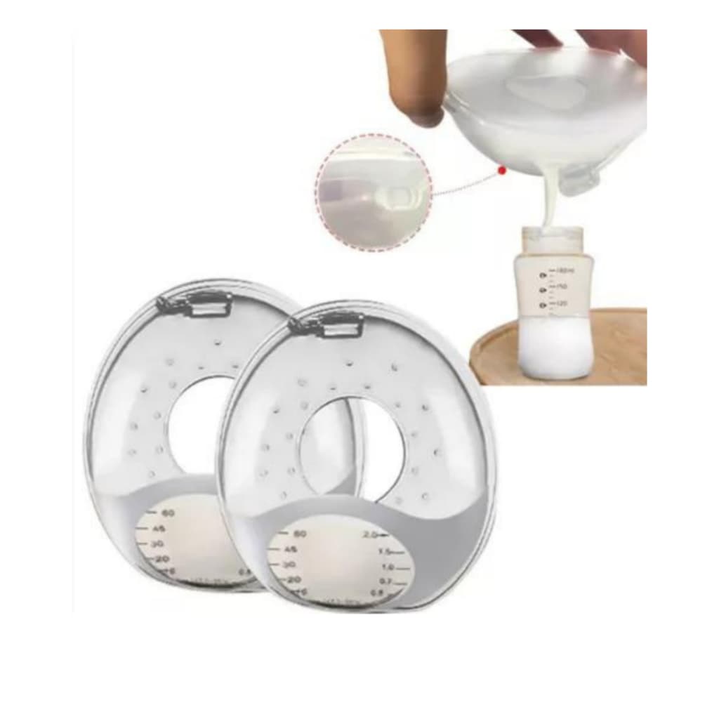 concha coletora de leite materno acessorio amamentação par