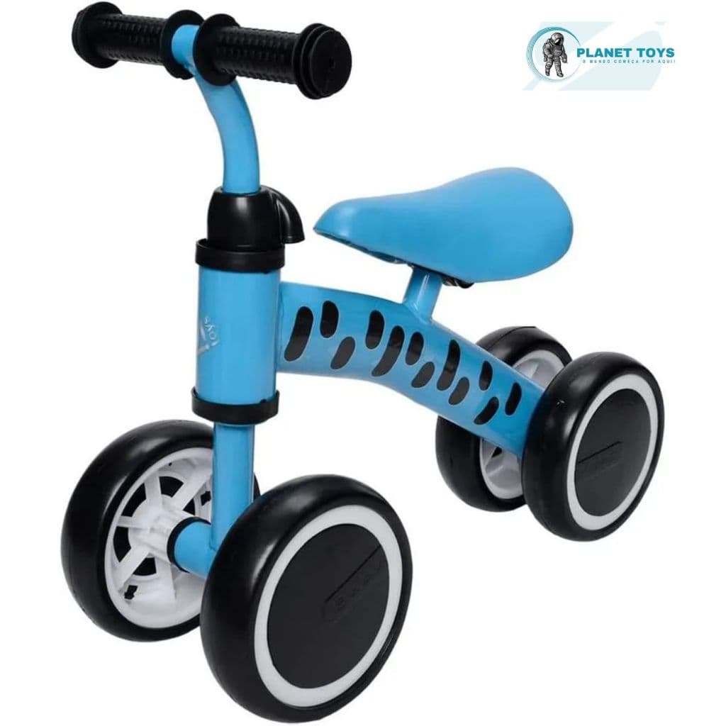 Andador Azul Zippy Toys sem Pedal e com Assento Ajustável