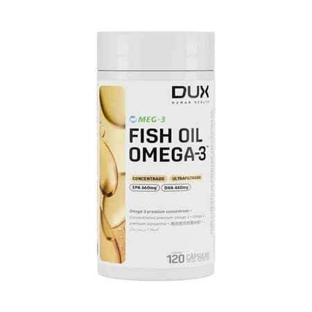 Fish Oil 120 Caps - Omega 3 Dux Nutrition - Original