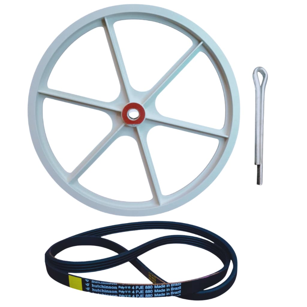 POLIA DO AGITADOR + CORREIA 4PJE 880 TANQUINHO COLORMAQ LCM LCS LCB 9 A 20KG