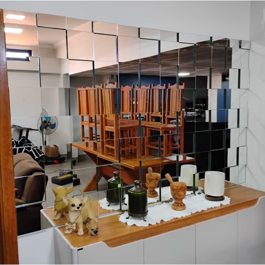 Espelho 3D Grande De Parede Liverpool Decorativo