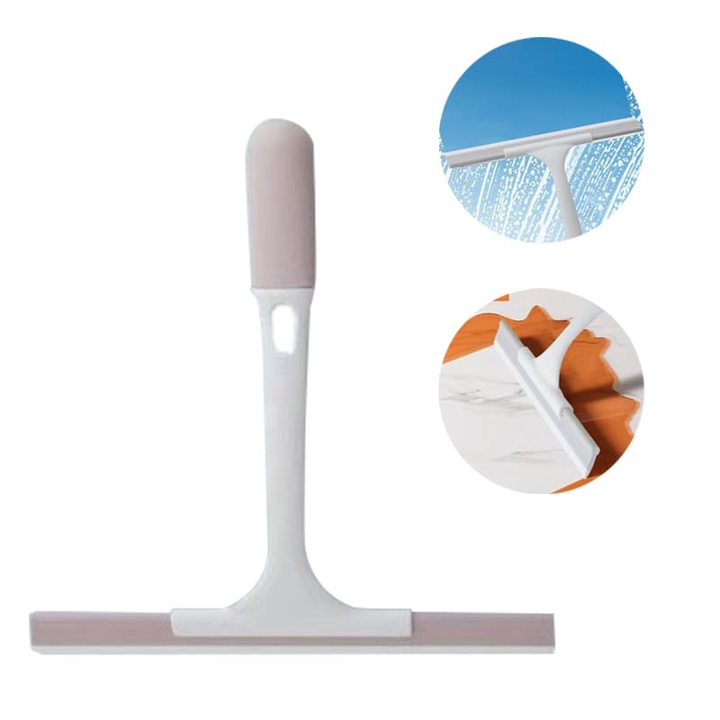 Rodo Mágico de Silicone 2 em 1 para Limpeza de Vidros e Pisos Secos e Molhados Uso Duplo GSQ01