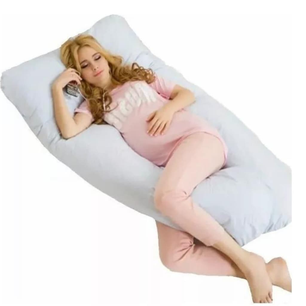 Almofada Travesseiro Gestante Corpo Xuxão Para Grávida Macio Confortável