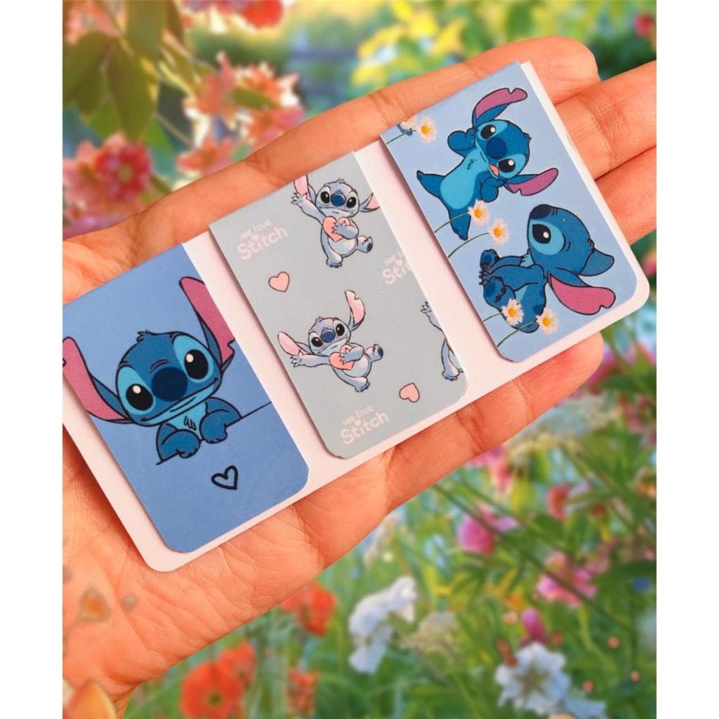 Marcador de Páginas Magnético lilo e Stitch 3 unidades