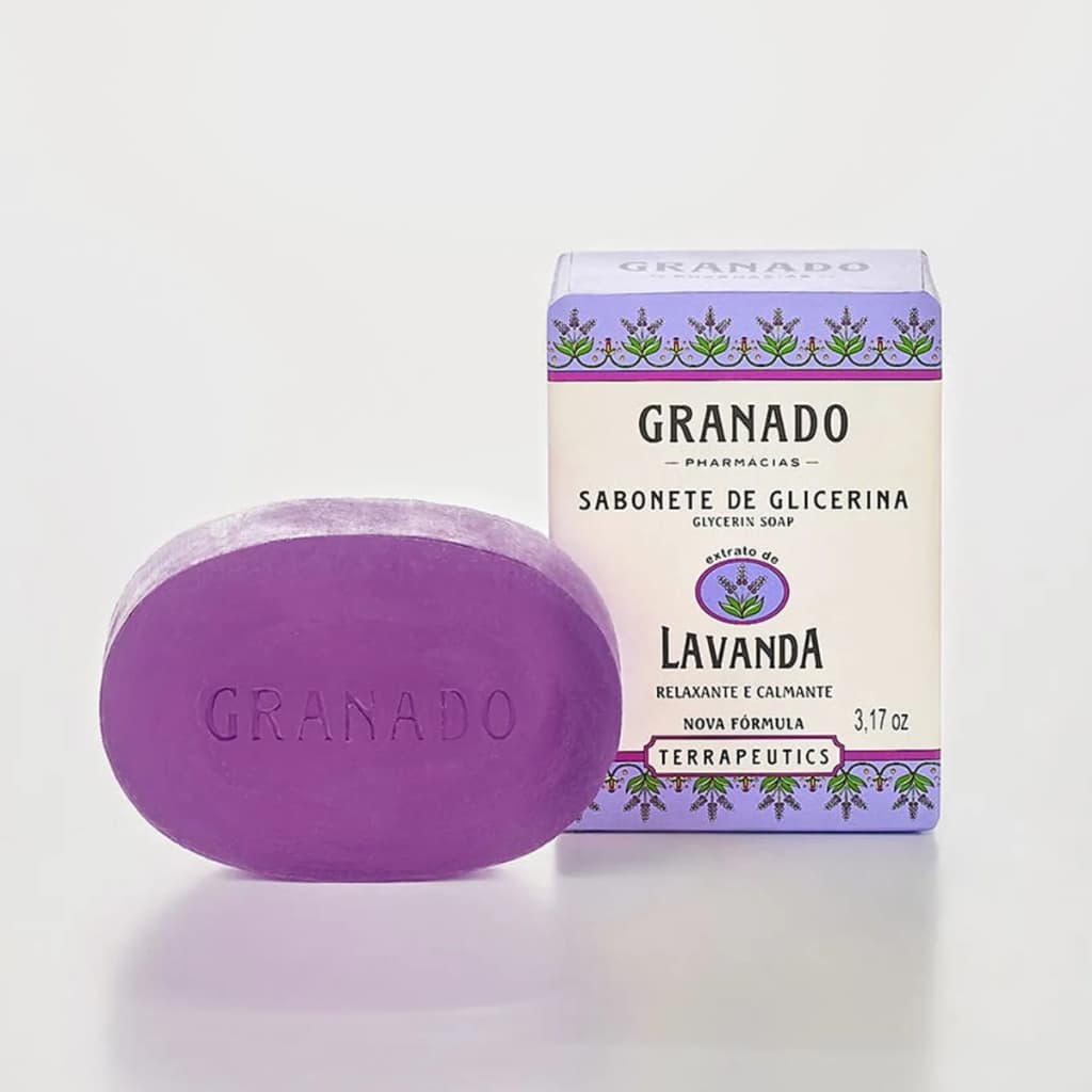 Sabonete Em Barra Granado Terrapeutics Lavanda 90g