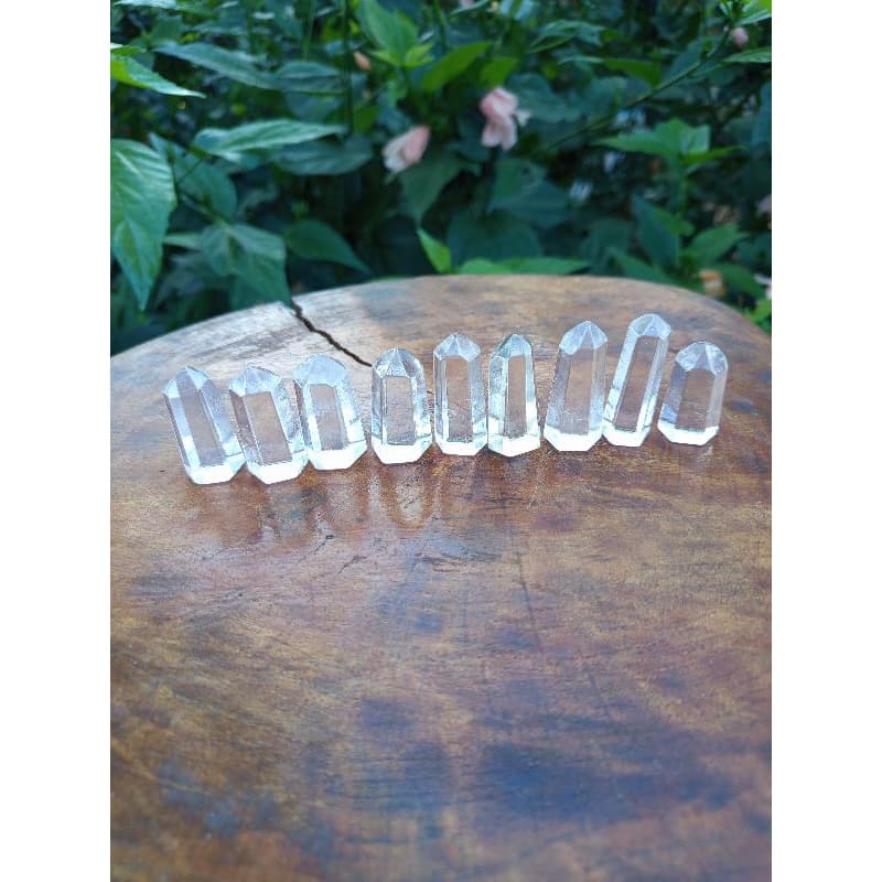 kit 10 pontas cristal gerador mesa rádionica mandala Reiki quartoz cristal