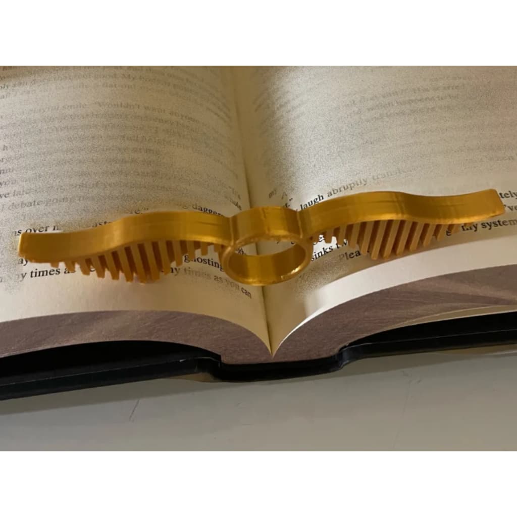 Suporte de Dedo para Leitura Livro Harry Potter Pomo de Ouro