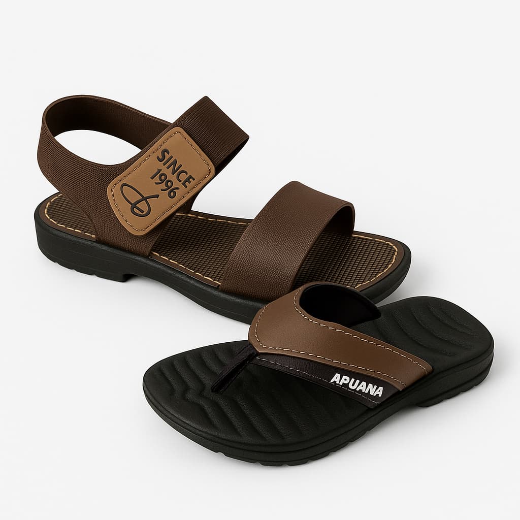 Kit Sandália Infantil com Velcro + Chinelo Apuana – Leve e Confortável 25 ao 34