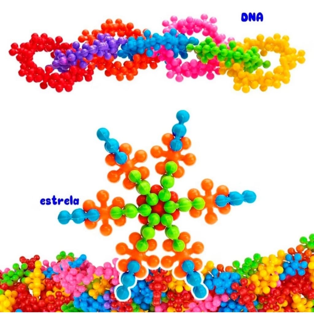 Blocos De Montar Estrela  Super Star  350/ 200 / 80 / 50  peças Brinquedo Educativo Infantil