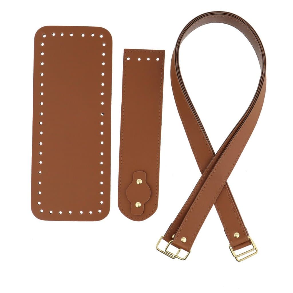 kit Fundo + Alça Qdd+ Aba 22x4 ideal para bolsas em crochê, macramê e trico