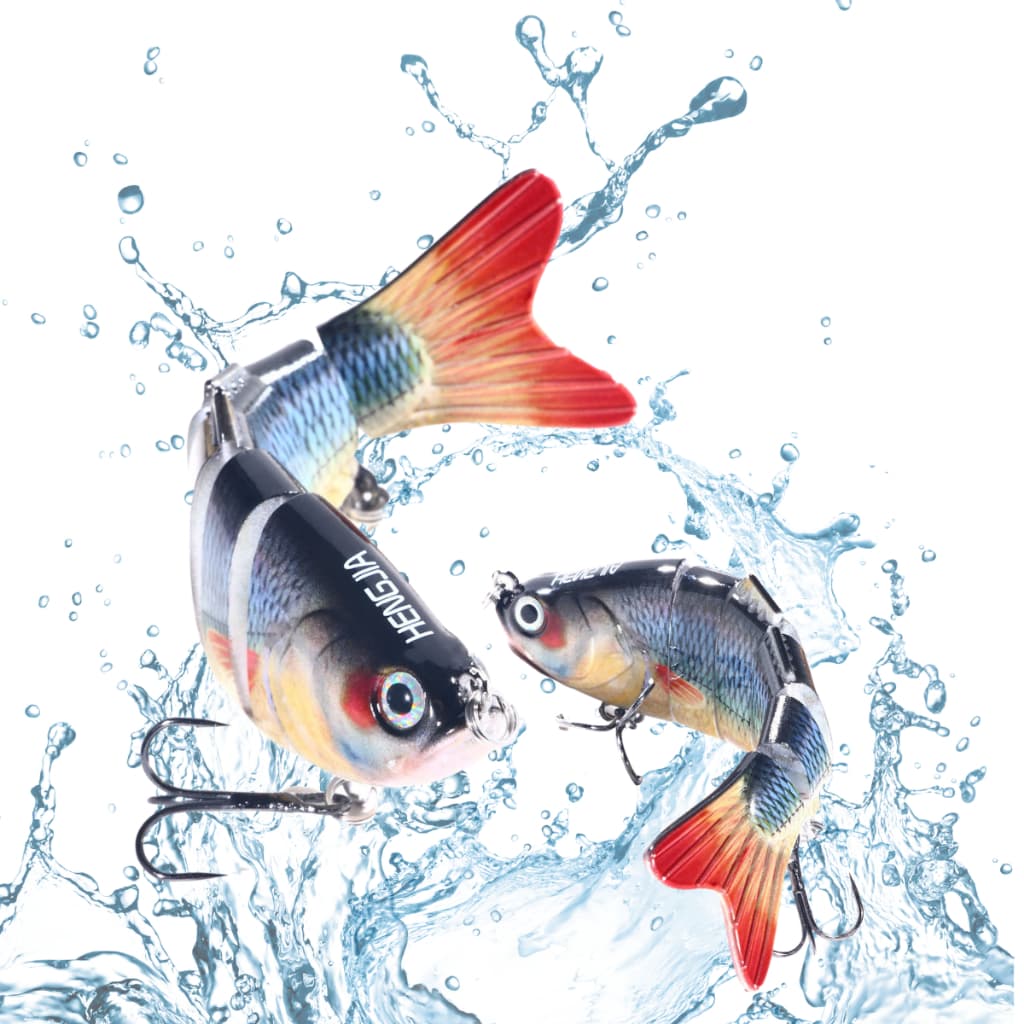 Isca Artificial Lambari Articulada para Tucunaré Dourado Traíra