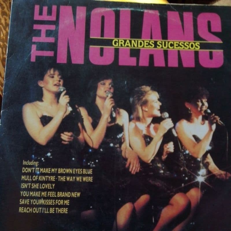 Lp vinil - grandes sucessos  the nolans muito bom estado