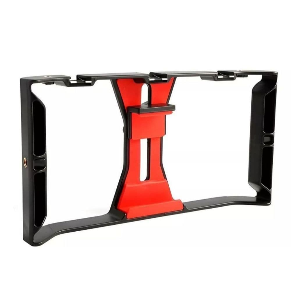 Estabilizador Gaiola Para Celular Suporte de Mão Gravação Vídeo Filme Cage Portátil