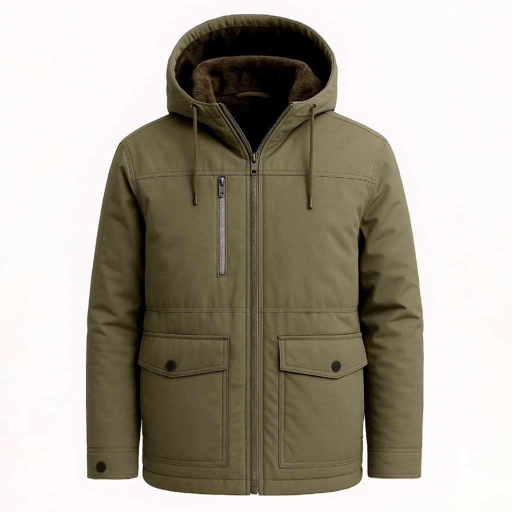 Casaco Masculino Impermeável Sobretudo Sarja