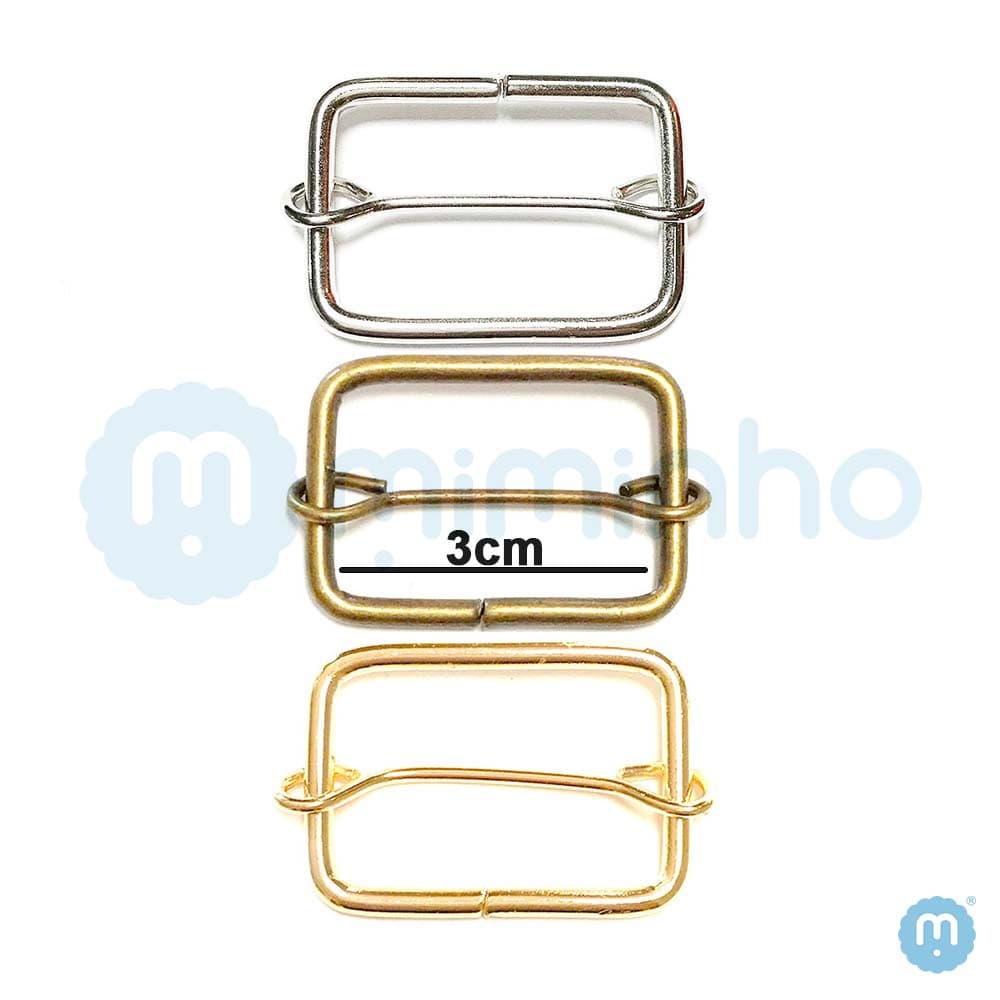 Regulador Bolsa 3cm - Médio - Metal - PACOTES COM 10 e 20 PÇS - Niquelado, Ouro Velho e Ouro Cataforético