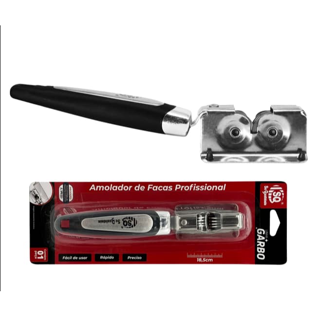 Amolador Afiador De Facas Tesouras Aço Inox Profissional