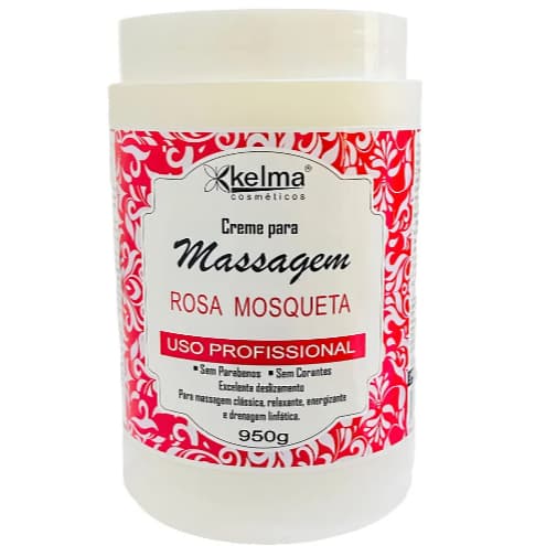 Creme de Massagem Corporal Rosa Mosqueta 950g - Kelma