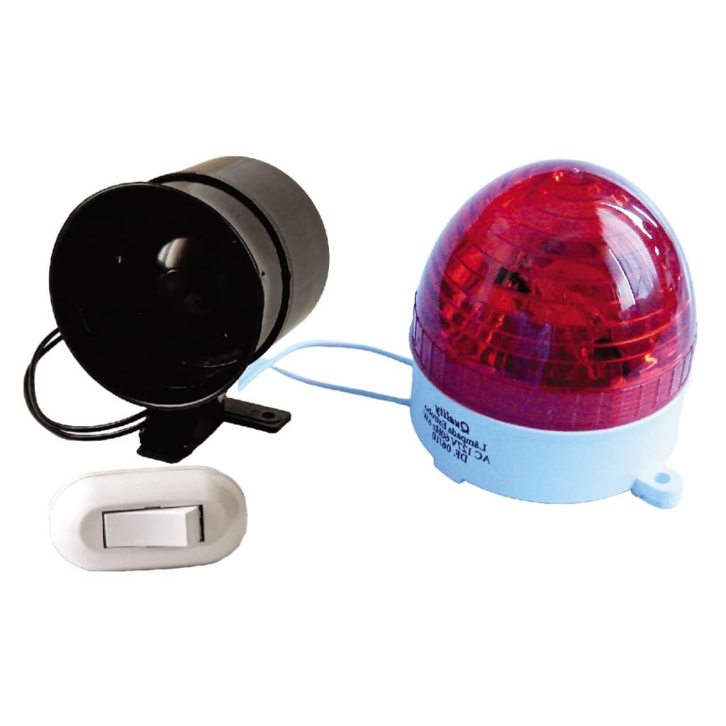 Luz Estroboscópica + Sirene c/ Interruptor