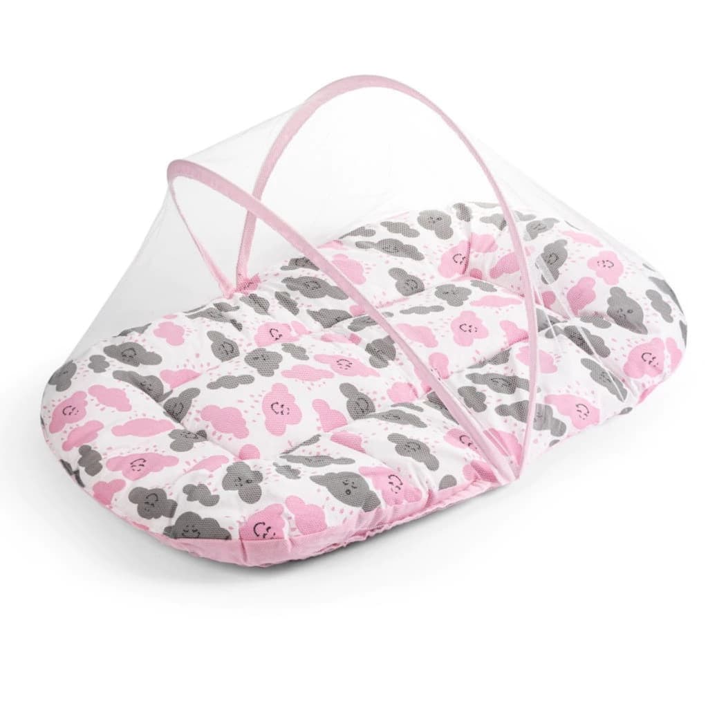 Berço de Bebê Portátil Ninho Redutor Com Mosquiteiro Ajustável - Menina Menino