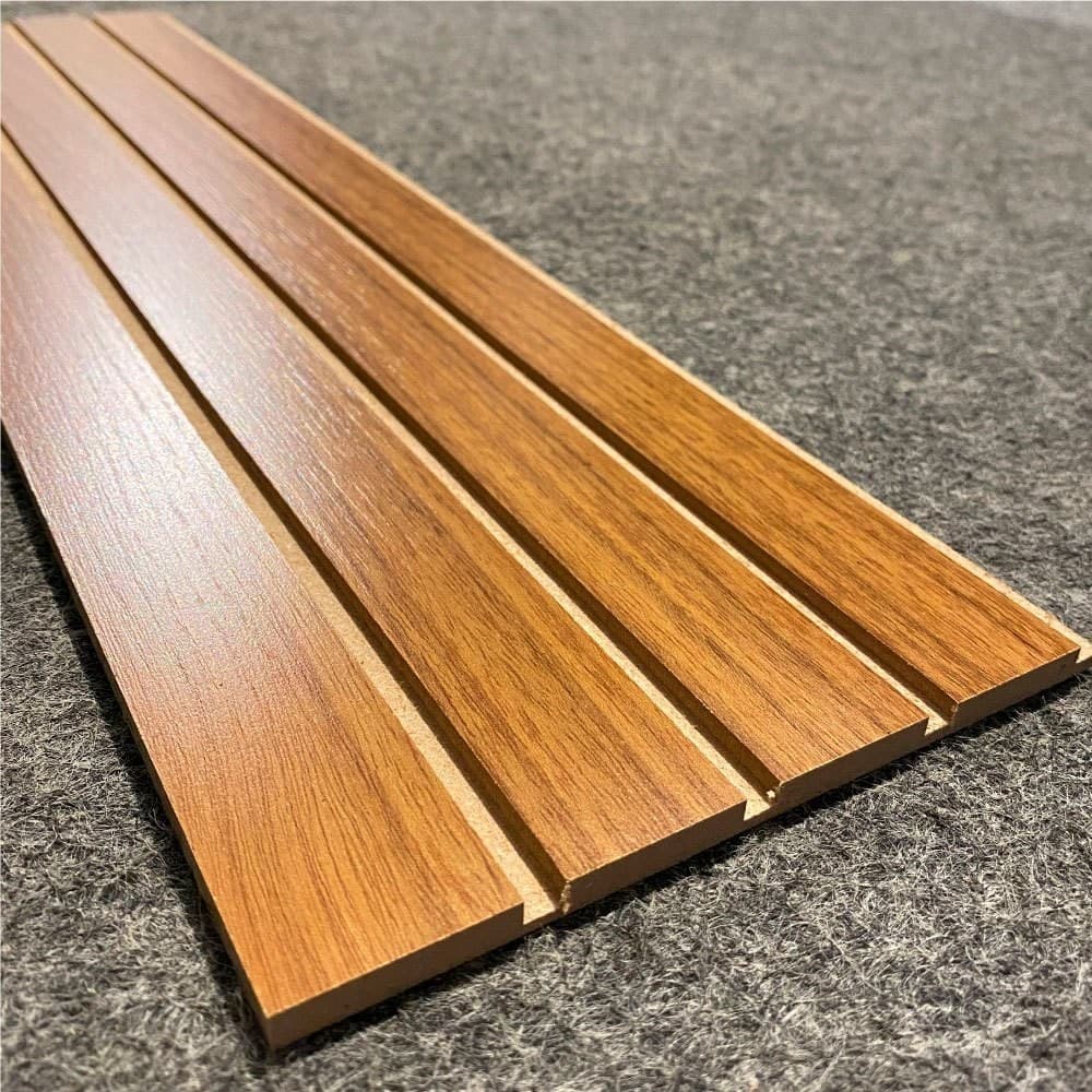 50 Revestimento Painel De Parede Ripado Adesivo Decorativo MDF 45x11