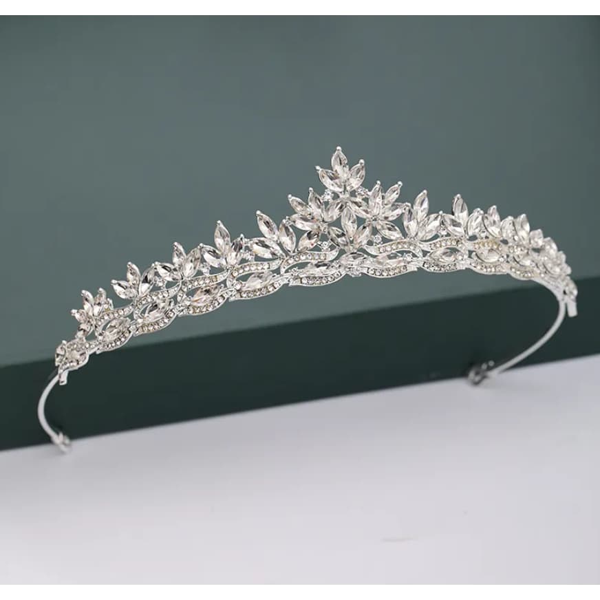 Tiara de noiva Linda Coroa Para Noivas Debutante Miss Para Festas Linda