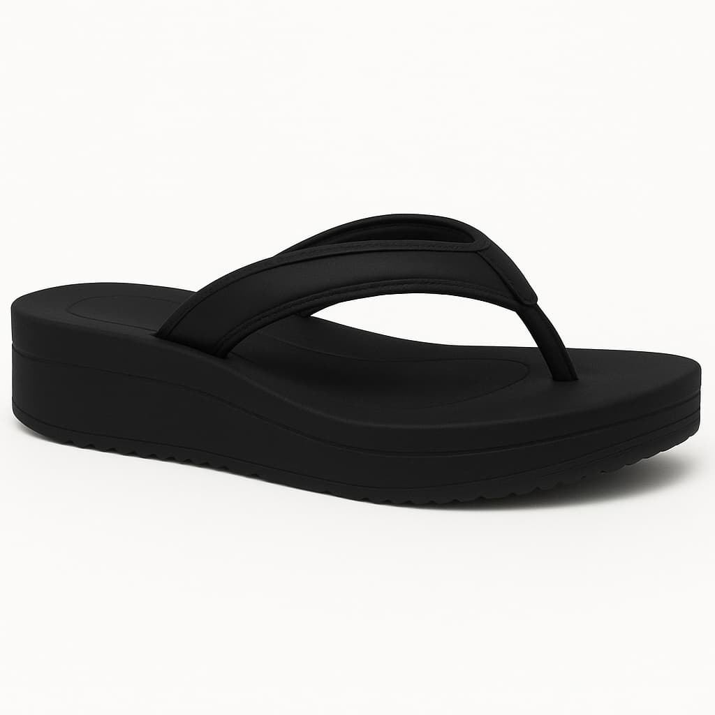 Sandália feminina confortável leve ultra macio