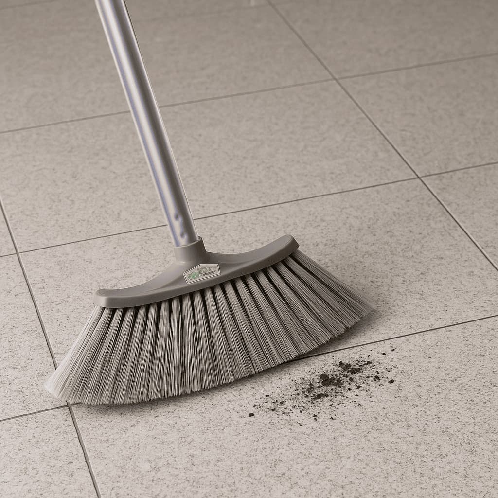 Vassoura Italiana Prata - Elegante e Funcional