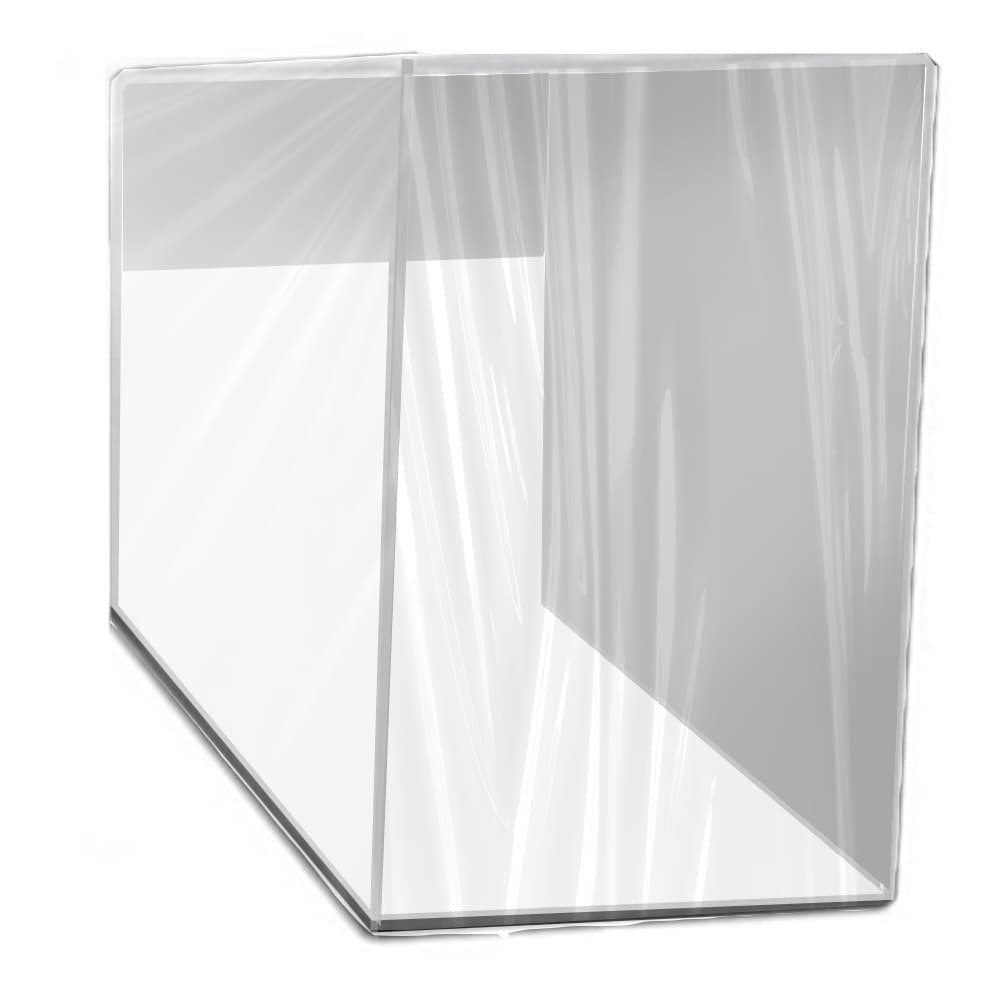 Capa para CPU Aquario Branca Frente e Lateral Transparente L30cm A40cm P45cm