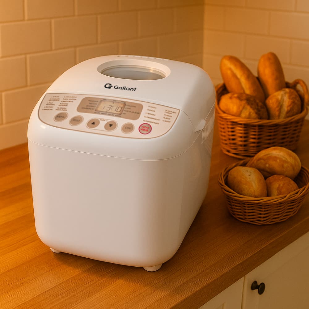 Panificadora 19 Programas Gallant 600w 127v Branca (GPA1E19A_127BR)